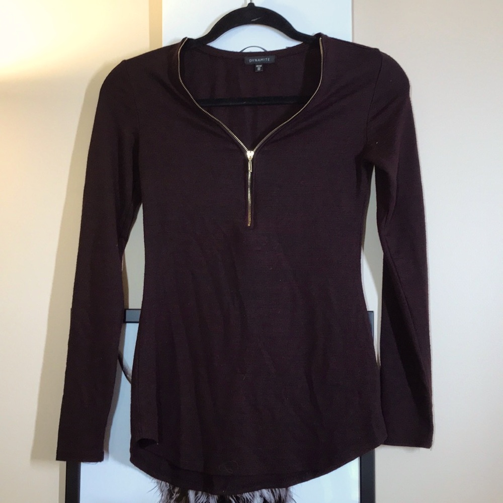 Beautiful purple long sleeve top!